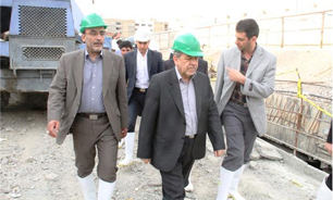 بررسي ميداني مشكلات و موانع پروژه ي مترو با حضور استاندار اصفهان