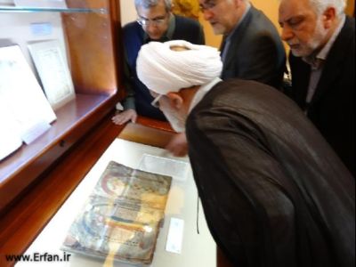 بازدید استاد انصاریان از مرکز میراث مکتوب و موزه ملی ارمنستان +تصویر