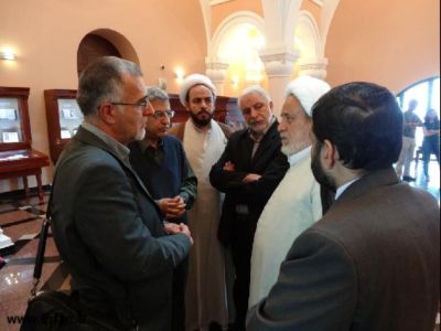 بازدید استاد انصاریان از مرکز میراث مکتوب و موزه ملی ارمنستان +تصویر