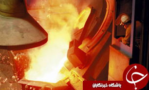 افزایش بیش از 2 هزار تنی فولاد مذاب در اصفهان