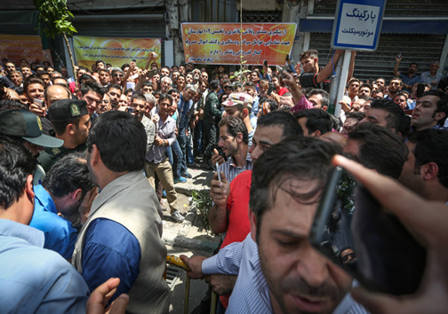 بازسازی سرقت از صرافی فردوسی +تصاوير
