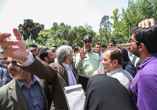 بازسازی سرقت از صرافی فردوسی +تصاوير