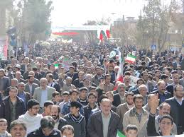 راهپیمایی نمازگزاران زنجانی در اعتراض به کشتار بی رحمانه مردم مظلوم یمن