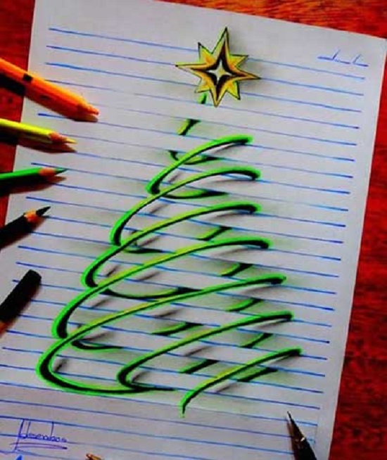 نقاشی های سه بعدی نوجوان 15 ساله