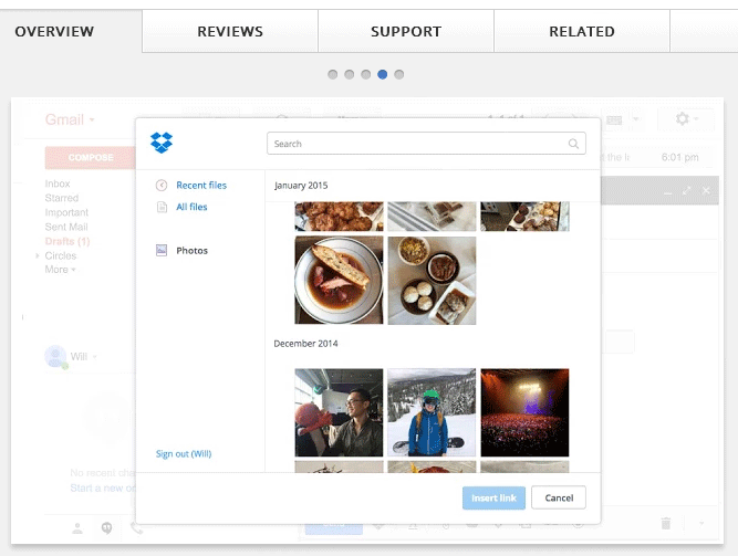 Dropbox را از طریق کروم به جی میل خود اضافه کنید+ آموزش////در حال کار