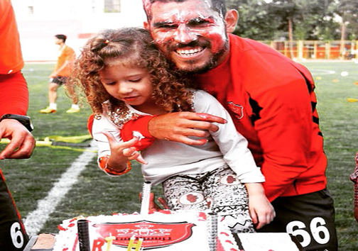 جشن تولد هافبک پرسپولیس در زمین چمن + عکس
