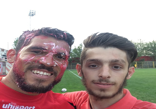 جشن تولد هافبک پرسپولیس در زمین چمن + عکس