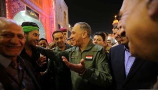 وزیر دفاع عراق به زیارت مرقد امام کاظم (ع) رفت+ تصاویر