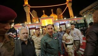 وزیر دفاع عراق به زیارت مرقد امام کاظم (ع) رفت+ تصاویر