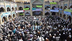 تجمع طلاب خراسان رضوي در محکوميت حکم اعدام شيخ نمر