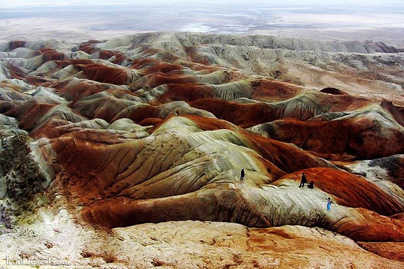 کویری پر از رنگ&zwnj;های گوناگون + تصاویر