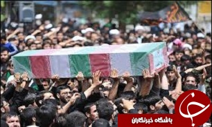 ​وداع مردم استان با پنج شهید
