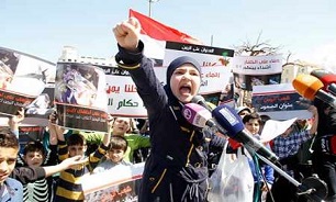 راهپيمايی گسترده مردم بیروت علیه حملات عربستان سعودی به یمن