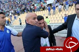 خداحافظی قلعه نويي با آبي پوشان در رختكن