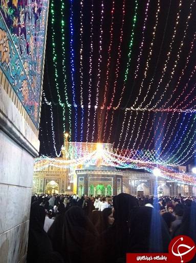 شب مبعث در جوار علی بن موسی الرضا (ع) + تصاویر