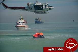 نجات 7 سرنشین شناور از حریق