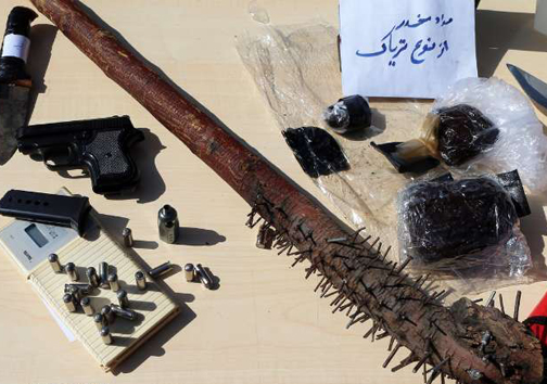 سلاح عجیب یک اوباش تهرانی +عکس