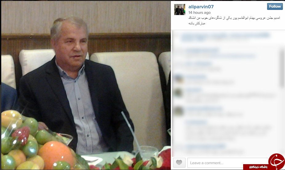 علی پروین و محمد دادکان در عروسی بهنام ابوالقاسمپور