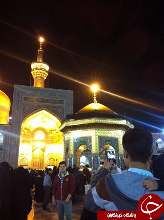 شب آرزوها در حرم مطهر امام رضا (ع) + گزارش تصویری