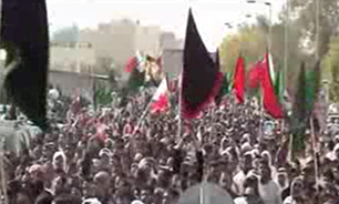 مردم بحرین علیه دیکتاتوری حاکم تظاهرات کردند + فیلم