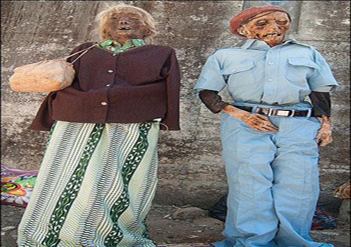 سنت وحشتناک آرایش مردگان+عکس