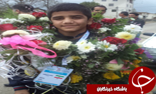 نونهال کلاردشتی، نائب قهرمان مسابقات کشتی رومی کیدز ترکیه