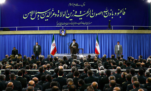 بیانات رهبر انقلاب در دیدار فرماندهان نیروی انتظامی جمهوری اسلامی + صوت و فیلم