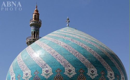 افتتاح بنای عظیم مسجد امام حسن عسکری&zwnj;(ع) در قم + تصاویر