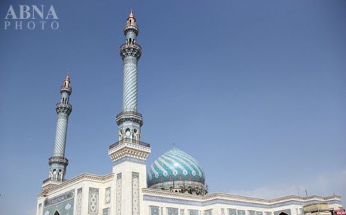 افتتاح بنای عظیم مسجد امام حسن عسکری&zwnj;(ع) در قم + تصاویر