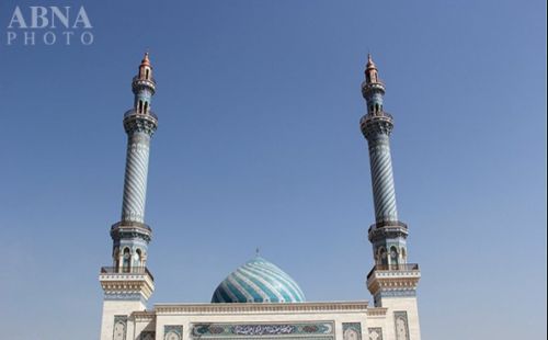 افتتاح بنای عظیم مسجد امام حسن عسکری&zwnj;(ع) در قم + تصاویر