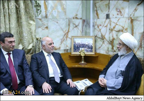 نماز العبادی درحرم سیدالشهداء(ع)+عکس