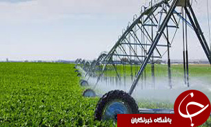 7 هکتار سيستم آبياری تحت فشار بارانی در البرز