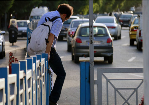 یک رفتار ناپسند در فرهنگ شهری