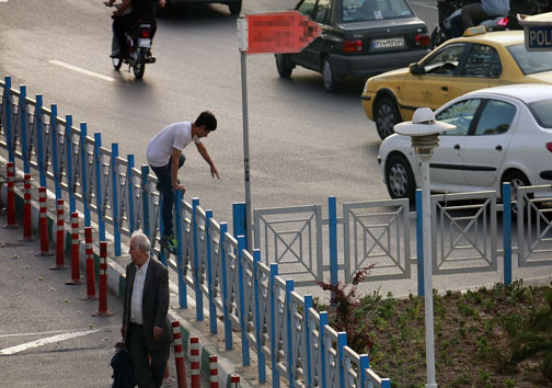 یک رفتار ناپسند در فرهنگ شهری