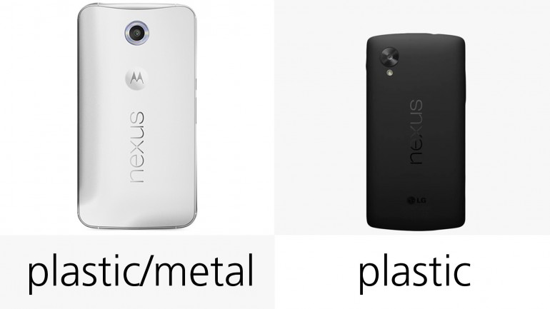 مقایسه بی طرفانه Nexus 6 و Nexus 5