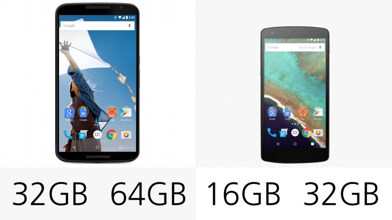 مقایسه بی طرفانه Nexus 6 و Nexus 5