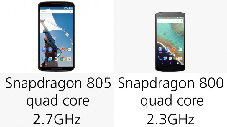 مقایسه بی طرفانه Nexus 6 و Nexus 5