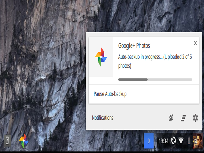 توقف اجباری  Google + photos chrome