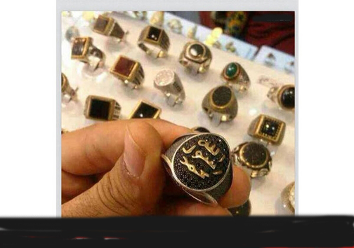 انگشتر با طرح پرچم داعش در ایران+ عکس