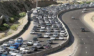 ترافیک سنگین درآزاد راه تهران &ndash; قم