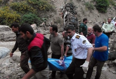 مرگ ۲۴ گردشگر عراقی در جاده چالوس+ تصاویر