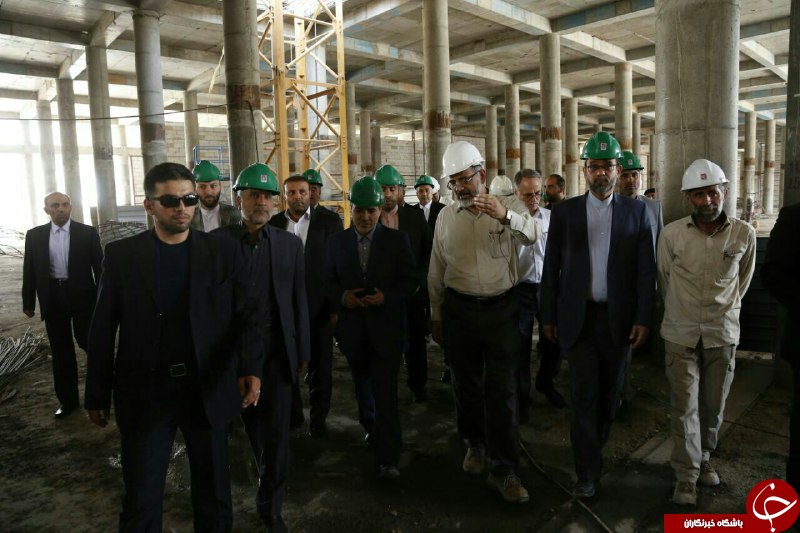 بازدید سخنگوی دولت از طرح ساخت صحن حضرت زهرا (س)