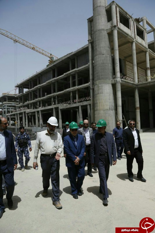 بازدید سخنگوی دولت از طرح ساخت صحن حضرت زهرا (س)
