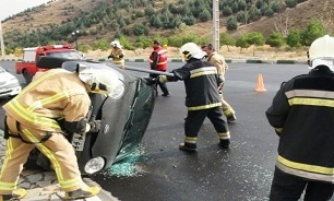 واژگونی خودروی 