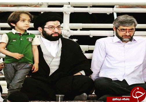 عکسی از فرزند، نوه و داماد رهبر انقلاب