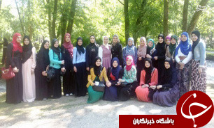 دختران مسلمان مدرسه دینی سنجاک+ عکس