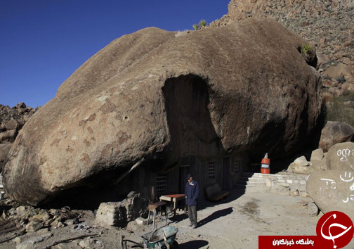 خانه ای در دل سنگ +عکس