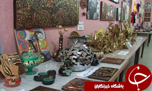 برپایی نمایشگاه آثار هنرجویان اهری در فرهنگسرای شهرداری