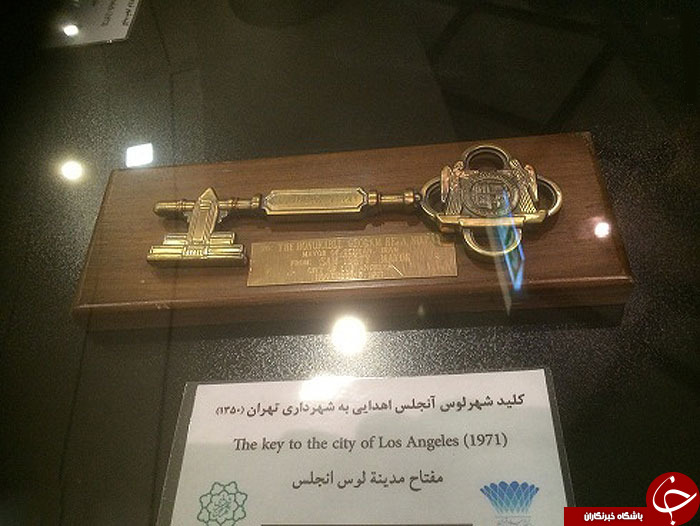 کلید شهر لس آنجلس در تهـران+عکس