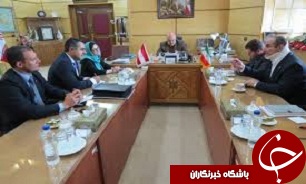 دیدار کاردار سفارت اتریش با استاندار قزوین
